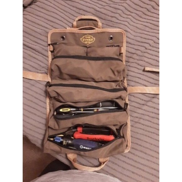 Bag Tool Organizers Small Tool Bag w Detachable Pouches Heavy Duty - Picture 2 of 3